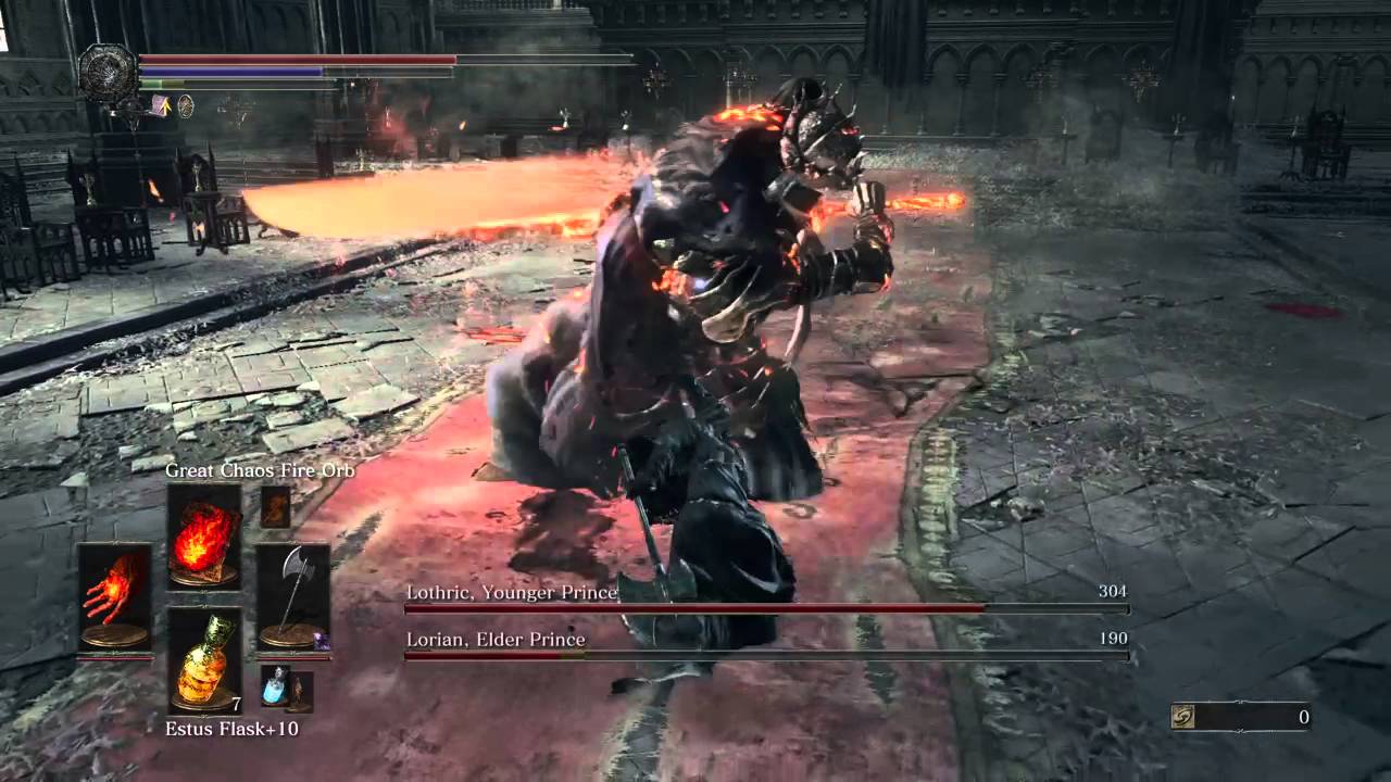 DARK SOULS 3 'Twin Princes' solo Pyromancer build
