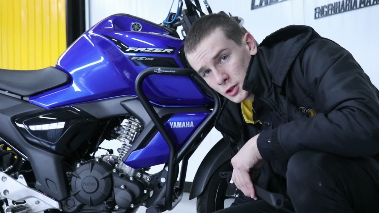 Como instalar o PROTETOR DE CARENAGEM para FZ15!!!! da MA Acessórios