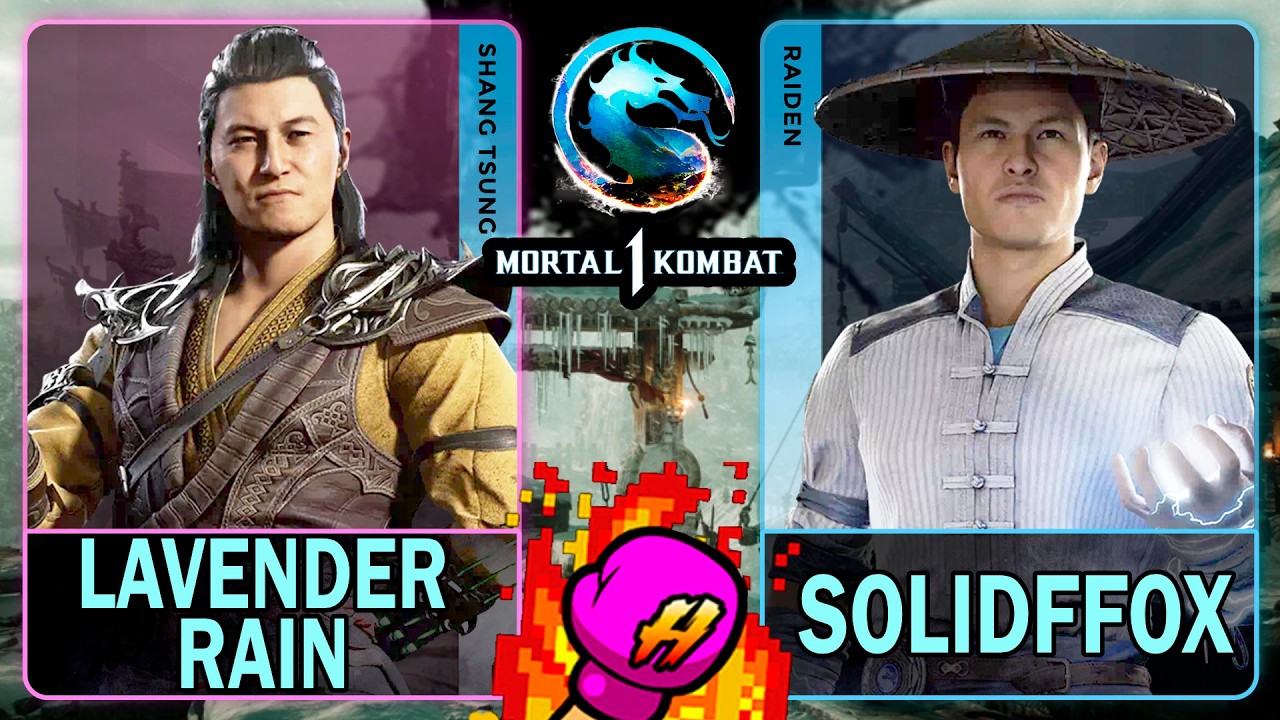 MK1 Lavender Rain (SHANG TSUNG) VS Solidffox (RAIDEN)🥊Mortal Kombat 1🥊4K 60ᶠᵖˢ