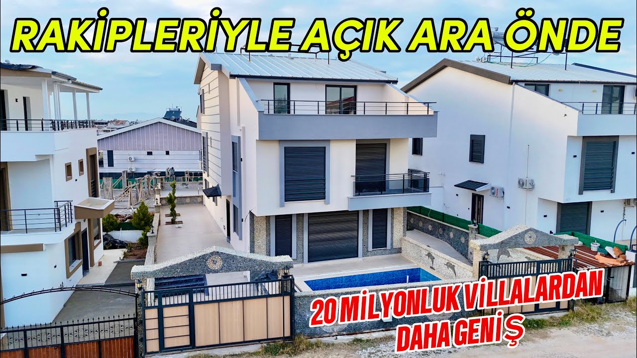 Bu Villanın Rakibi Yok 4+1 Ayrı Mutfak Havuzlu Otoparklı Teraslı Giyinme Odalı Dev Villa/No:481