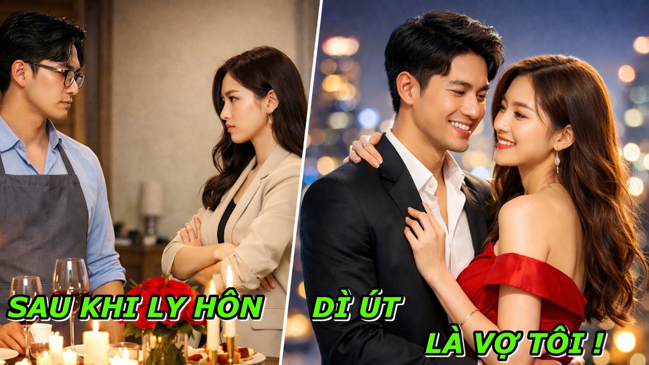 vừa ký giấy ly hôn, cô vợ bàng hoàng khi thấy chồng vô dụng lộ diện là chủ tịch sánh vai cùng dì út