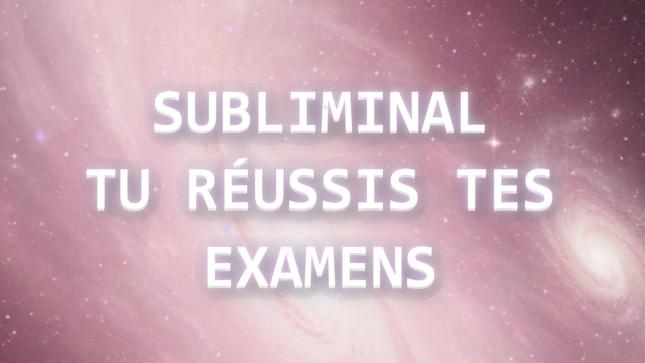 ⚡ TU RÉUSSIS TON EXAMEN *avec la meilleure note (⚠️subliminal puissant⚠️)