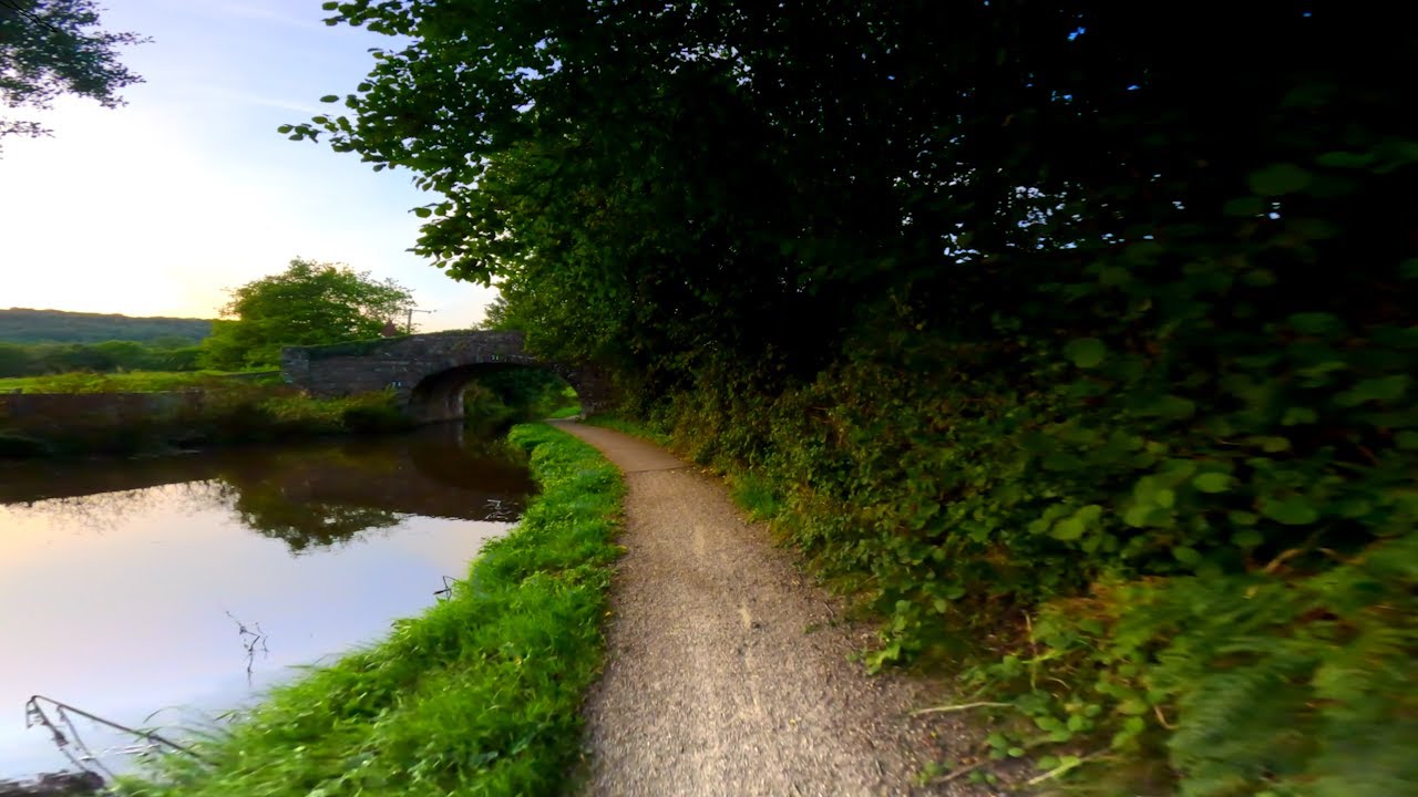FatBike.HiFi - Monmouthshire and Brecon canal - Cwmbran to Goytre wharf - Summer