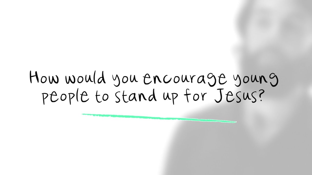 Faker: How would you encourage young people to stand up for Jesus?