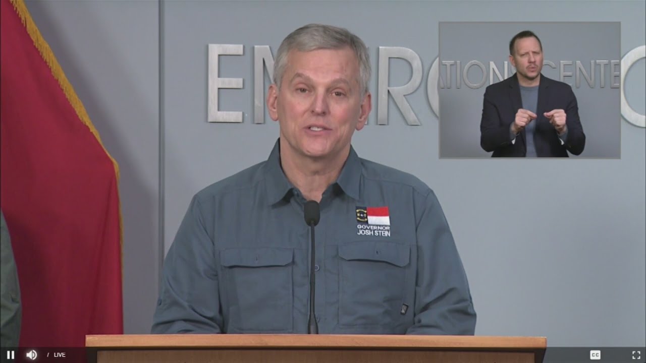 RAW VIDEO: Governor Stein declares state of emergency ahead of winter storm