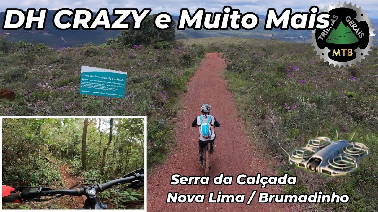 Divers&atilde;o na Trilha Crazy e Muito Mais na Serra da Cal&ccedil;ada. Vista biker e do drone Neo 2 .2026-01-31