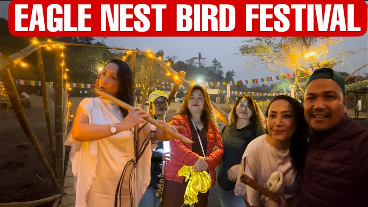 Night View of Eagle Nest Bird Festival Campsite 
