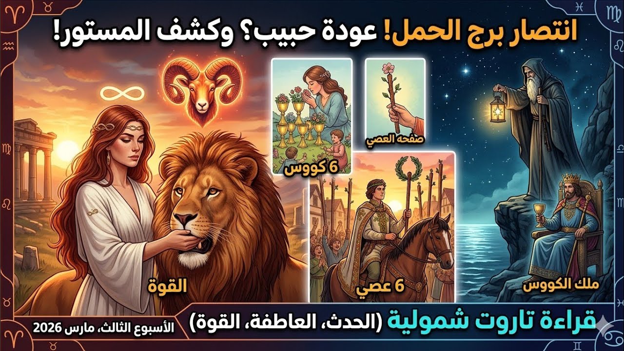  انتصار ساحق وعودة غائب! ♈️ هل انتهت المعاناة؟#تاروت#tarot#ابراج#توقعات#اكسبلور#توقعات_الأبراج 