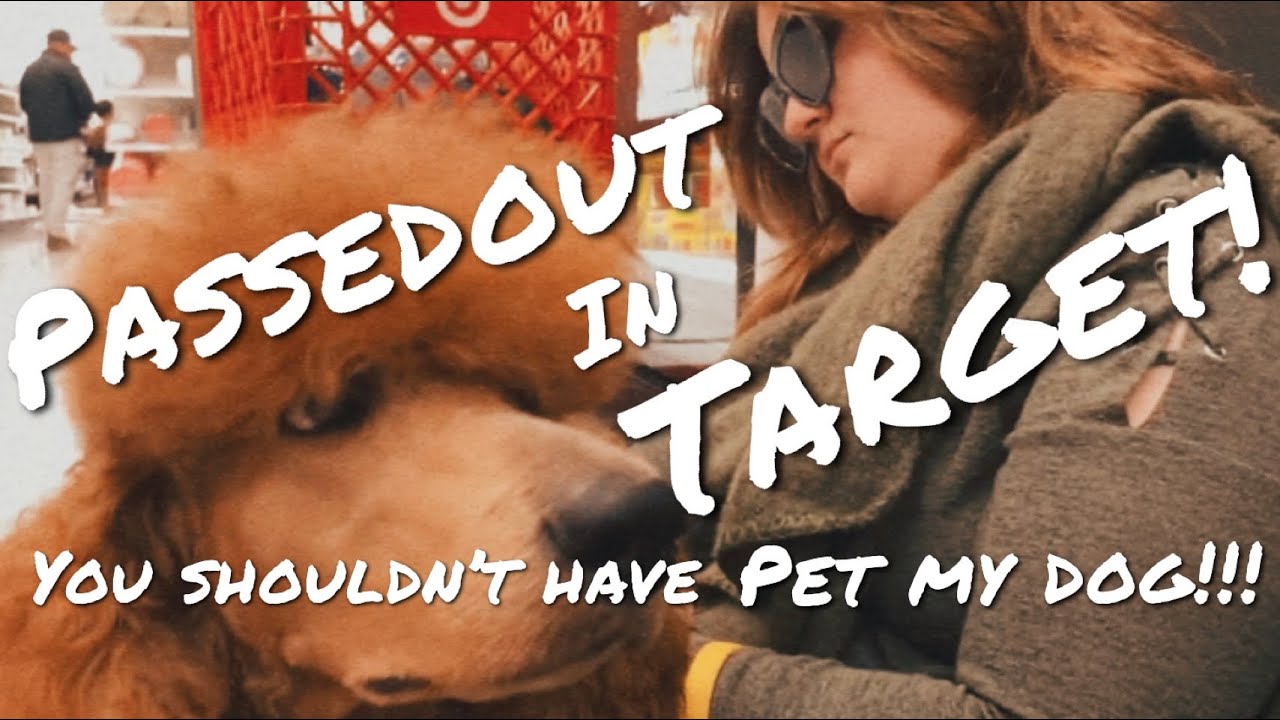 Service dog responds to passing out