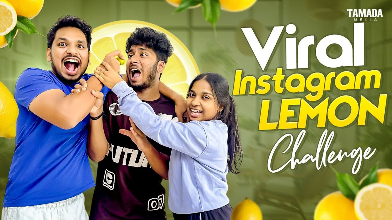 Viral Instagram Lemon Challenge || Akhil Jackson Vlogs || Tamada Media