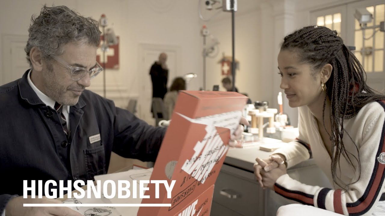 Tom Sachs Unboxes His NikeCraft Mars Yard Overshoe