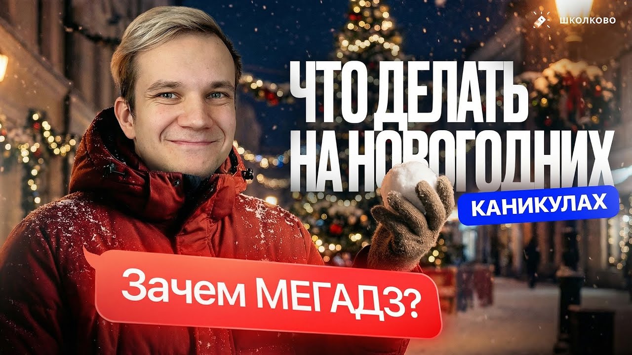 Что делать на новогодних каникулах, если ты сдаёшь ЕГЭ по физике | Что такое МегаДЗ?
