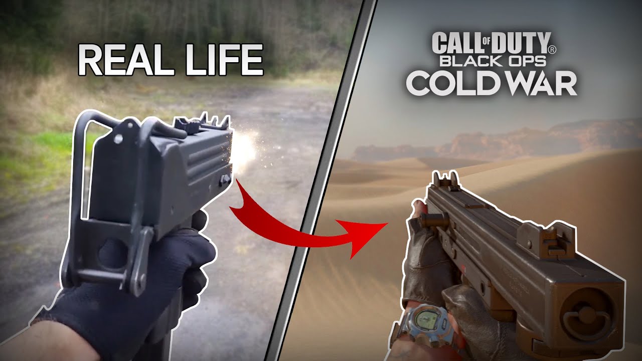 CoD Cold War Weapons VS REAL LIFE Weapons Comparison || Call of Duty Black Ops Cold War Graphics