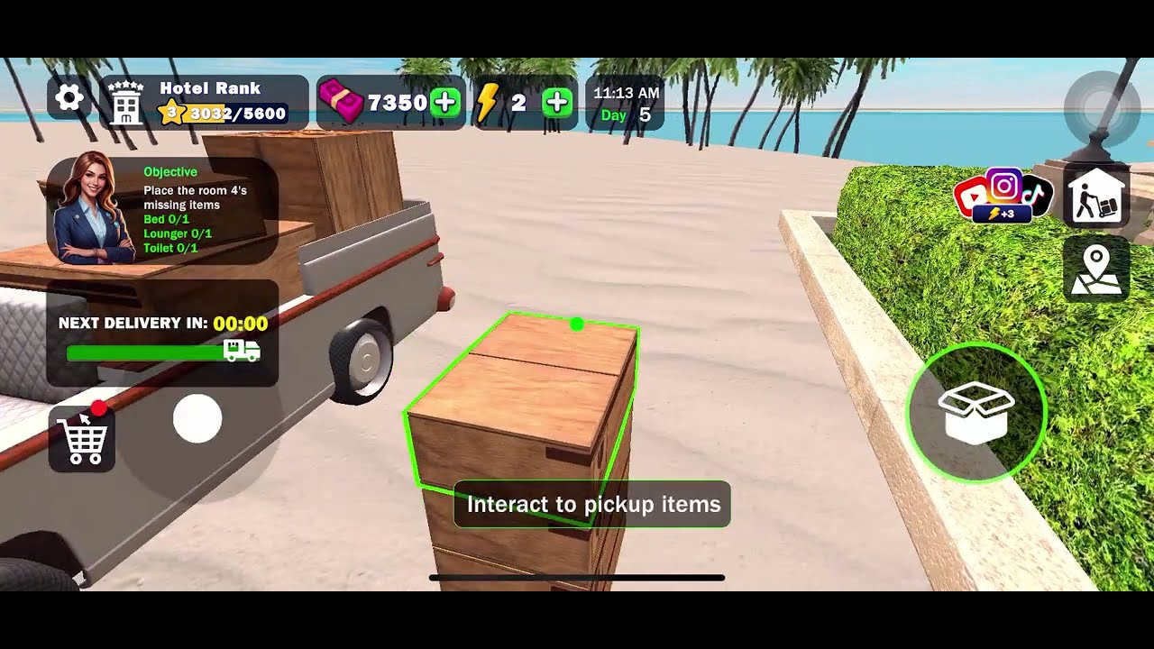 Beach Hotel Simulator Day 5 Welcome to Hawai