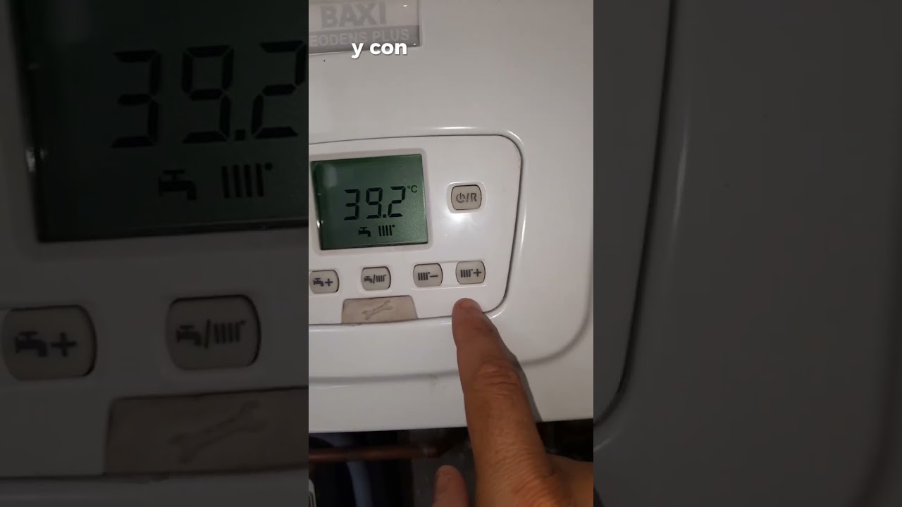 Cómo poner en marcha la calefacción BAXIROCA? Baxiroca neodens plus panel de mandos