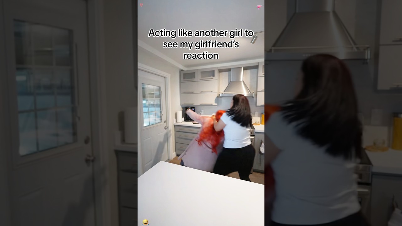 Pretend there is another girl in the house prank#foryou #funny #funnyprank #prank #funnyvideos #fyp