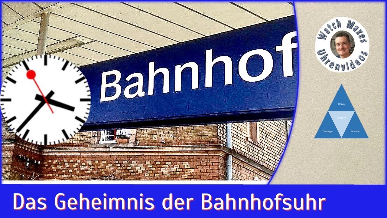Bahnhofsuhr - so funktioniert sie