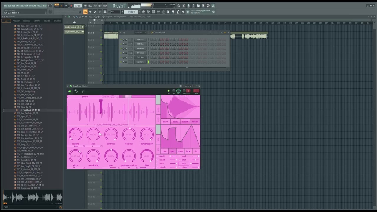 Granular Synthesis-based Textural Generation