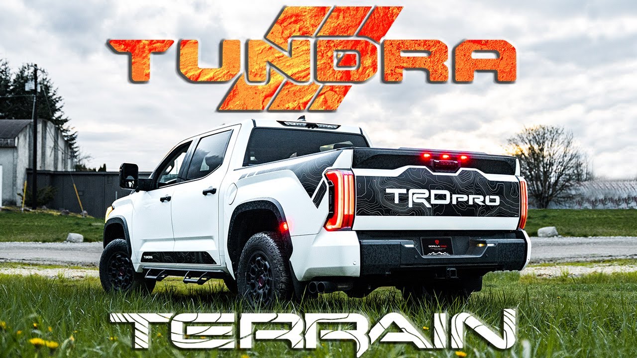 WOW THIS TOYOTA TUNDRA TRD PRO!  HOW TO INSTALL OUR TERRAIN KIT DIY