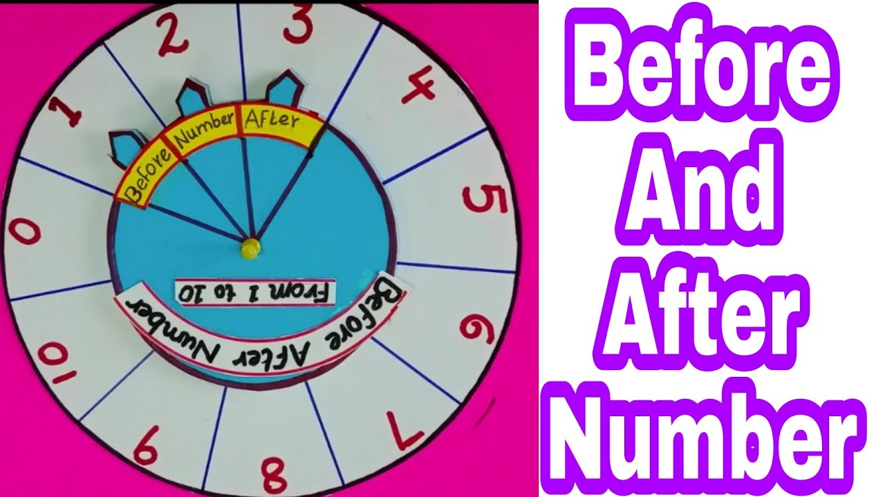 Maths working model|Before and After Number |Maths model|Math |Maths project|math project|math model