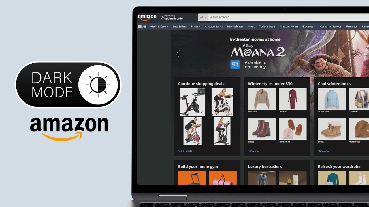 How to Enable Dark Mode on Amazon (PC or Laptop)