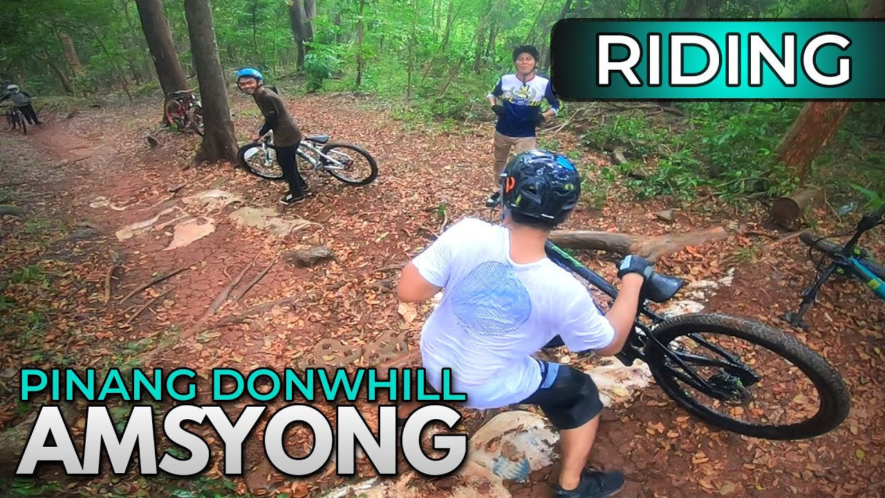 NEKATZ!! Hujan-Hujanan di Trek GUNUNG PINANG DOWNHILL // SS1