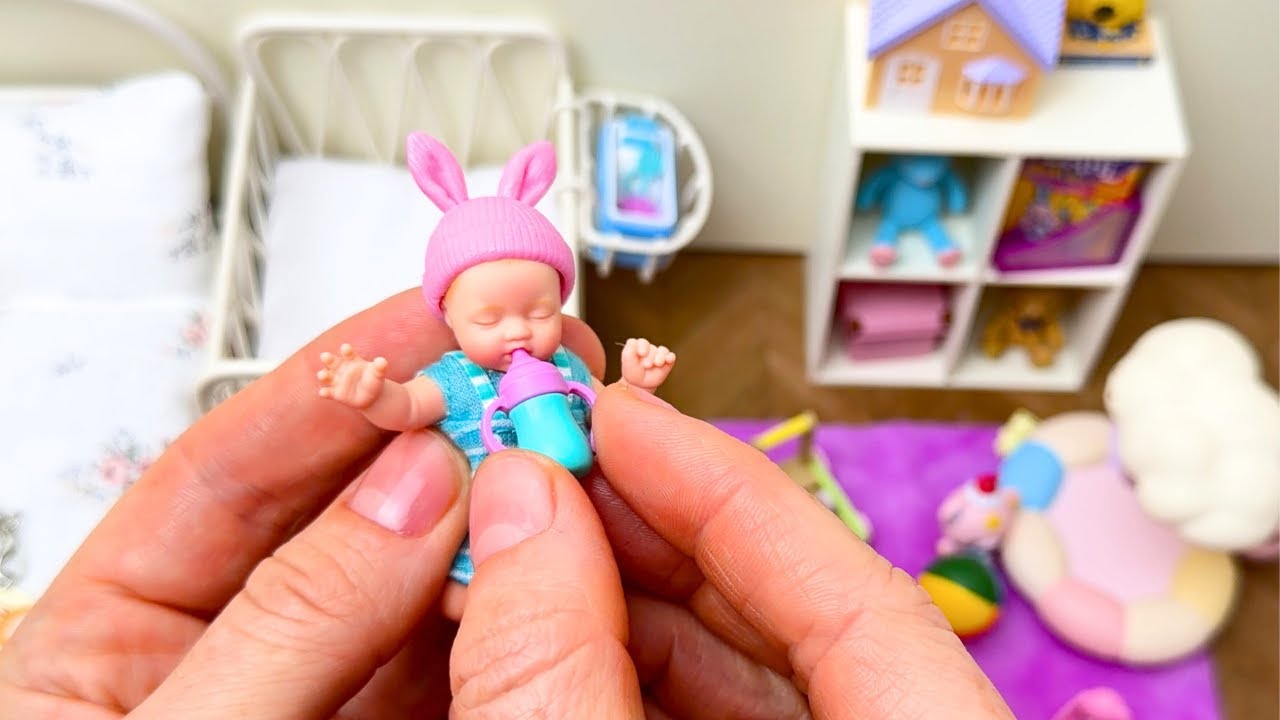 Mini baby bedroom ASMR 🤩 Awww! So cute ｡◕‿◕｡