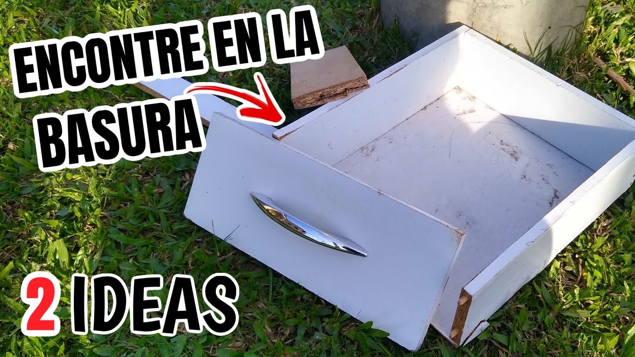 2 IDEAS PARA APROVECHAR CAJONES DE MADERA VIEJOS