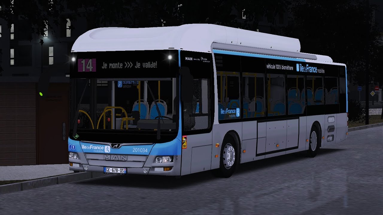 OMSI 2 | Ligne 14 en MAN Lion's City GNC IDFM