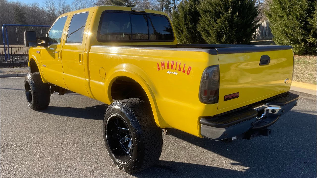BEAST NASTY 2006 Ford F-250 AMARILLO 6.0L POWERSTROKE 4x4 FULL EXHAUST Tuned LIFTED! For sale!