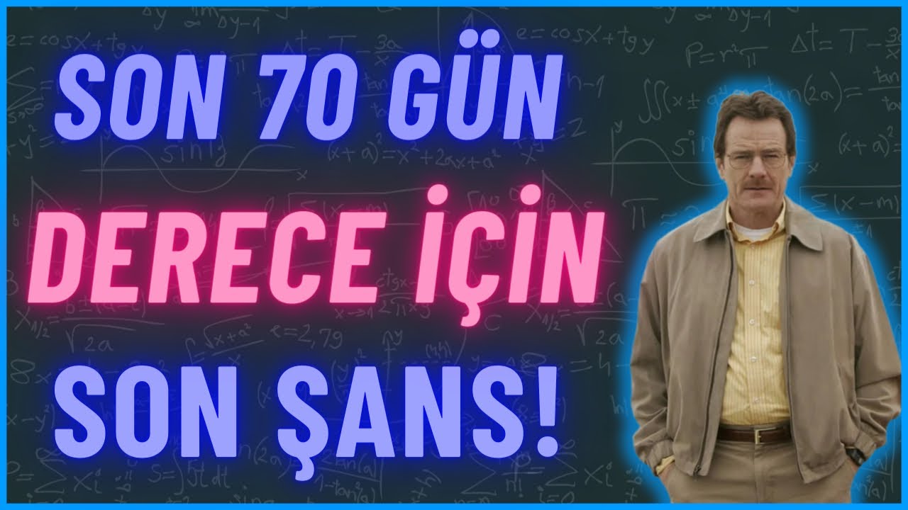 70 GÜNDE YKS’DE DERECE MÜMKÜN MÜ? SAY/EA/DİL #yks #ilk100