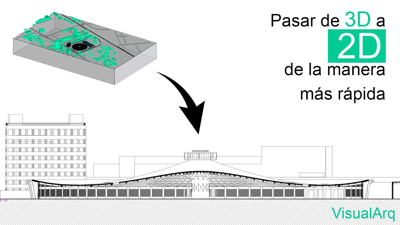 Generacion automática de documentación Rhino | Crear planos 2D |  VisualArq