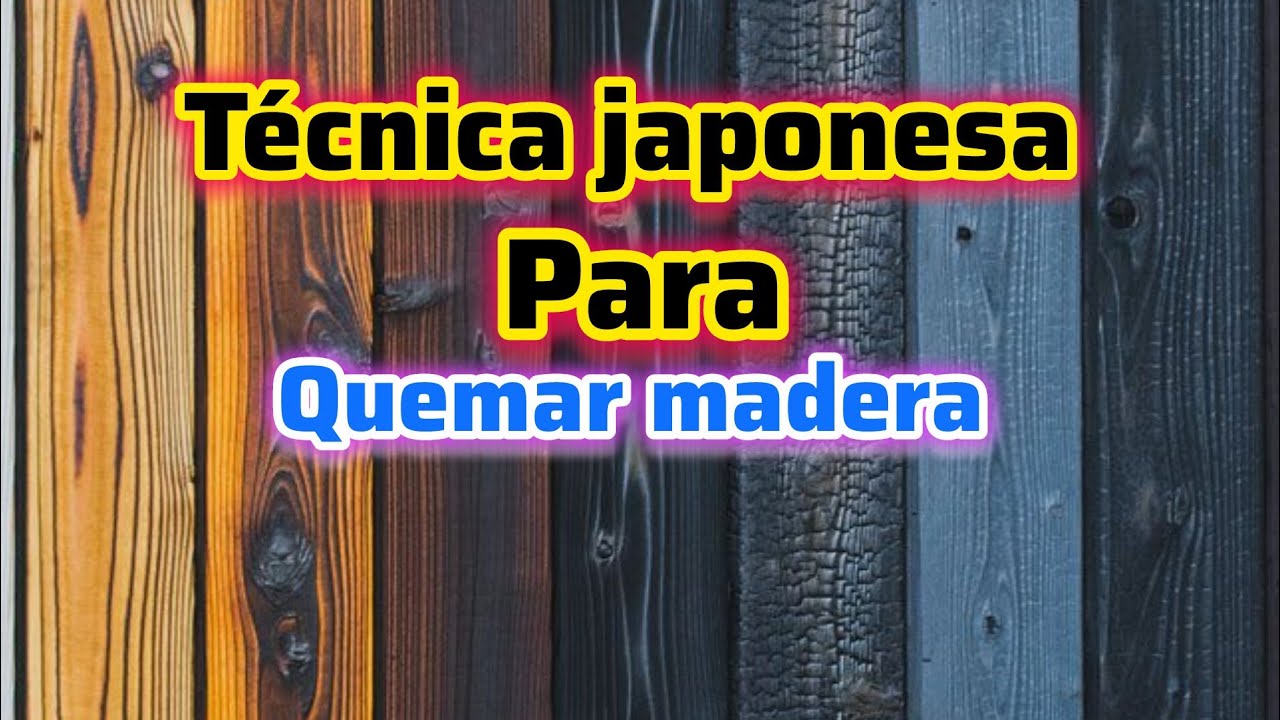 Esto lo conocen como como Shou Sugi Ban o Yakisugi 