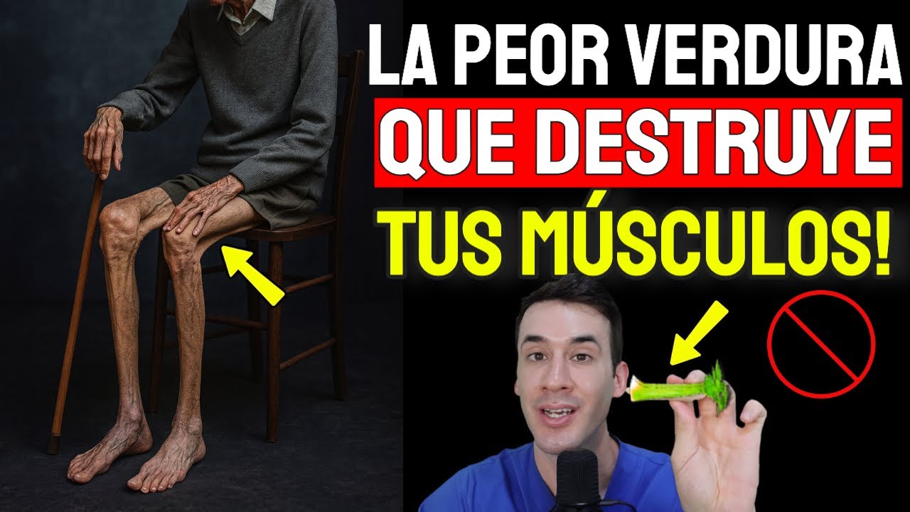 ¡EL PEOR VENENO que DEVORA los MÚSCULOS de ADULTOS MAYORES! (SARCOPENIA)