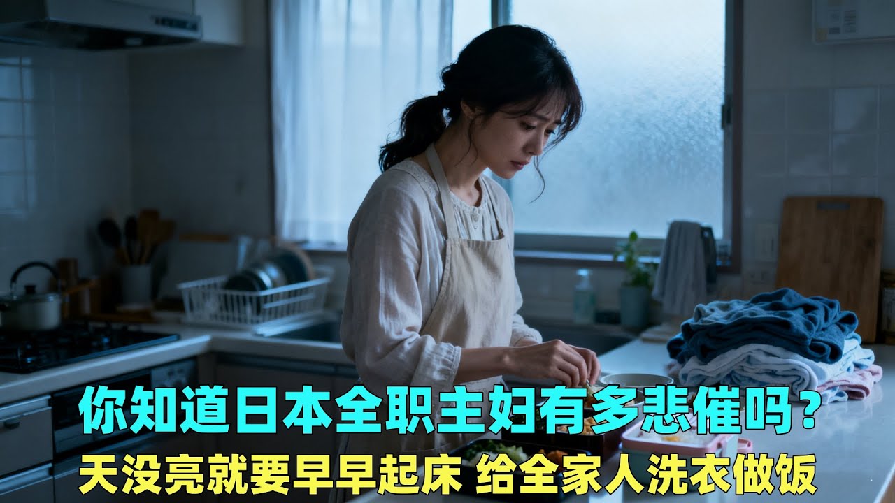 日本全职主妇的一天有多悲催？天没亮就要起床，给全家人洗衣做饭