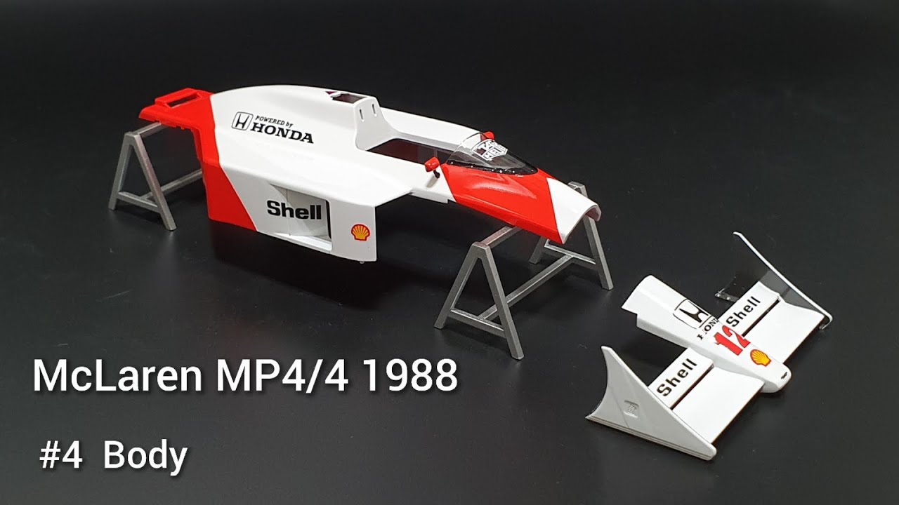 #4(완성) Meng Model 1/24 McLaren MP4/4 1988 바디 조립.