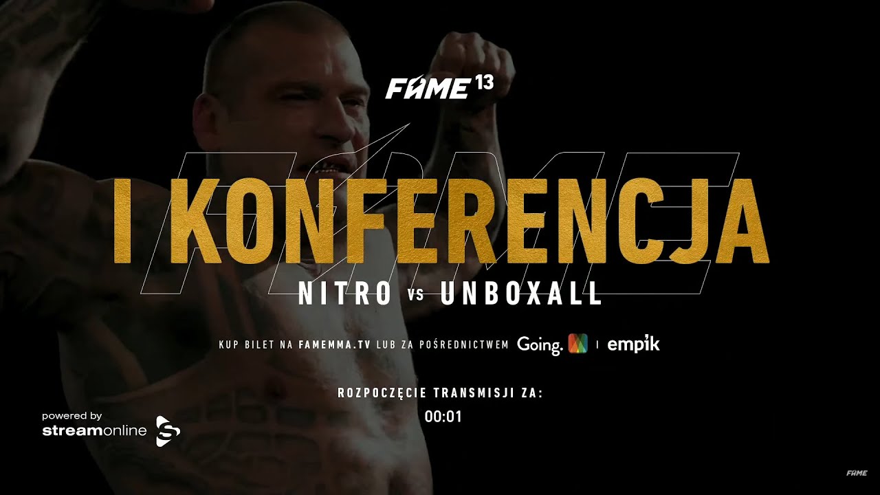 KONFERENCJA FAME MMA 13 POLAK FERRARI NITRO POPEK PASUT SZELIGA ARAB #FAMME