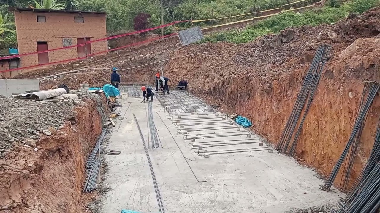 Proceso constructivo de muro de contención