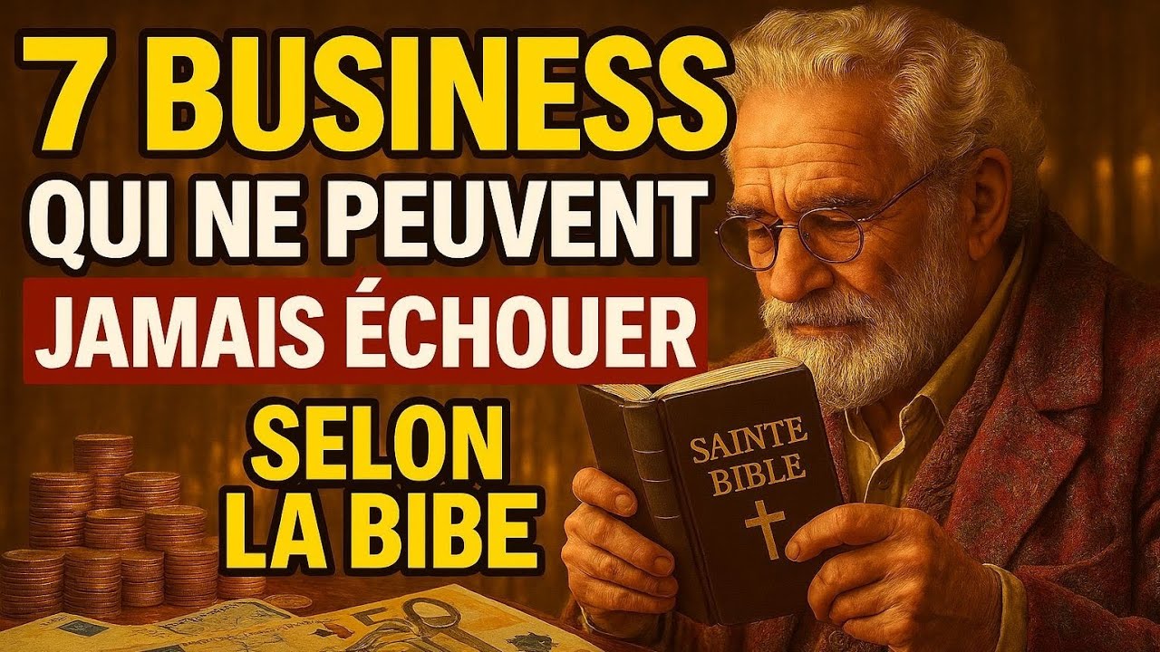 La Bible révèle 7 BUSINESS INFAILLIBLES | Les principes bibliques pour prospérer durablement