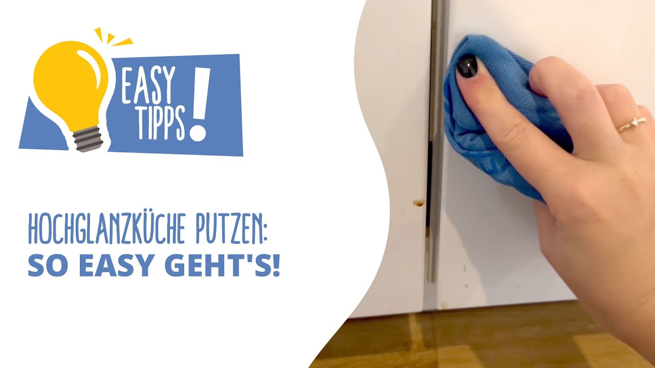 Hochglanzk&uuml;che nur mit Wasser reinigen: Microfasert&uuml;cher von EASYCLEAN im Alltagstest🌟💪