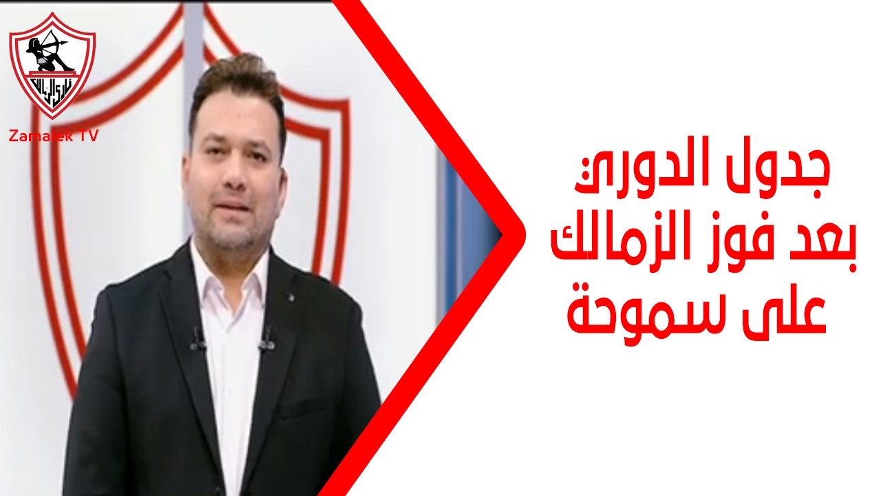 ماركو مراد يستعرض جدول الدوري بعد فوز الزمالك على سموحة.. وتعليق ضيوف الاستوديو