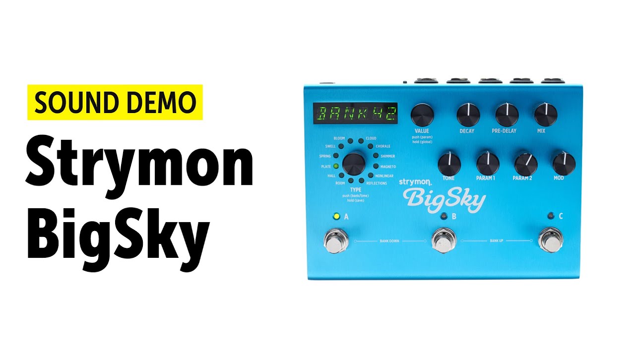 Strymon Big Sky Sound Demo (No Talking) with Novation Peak