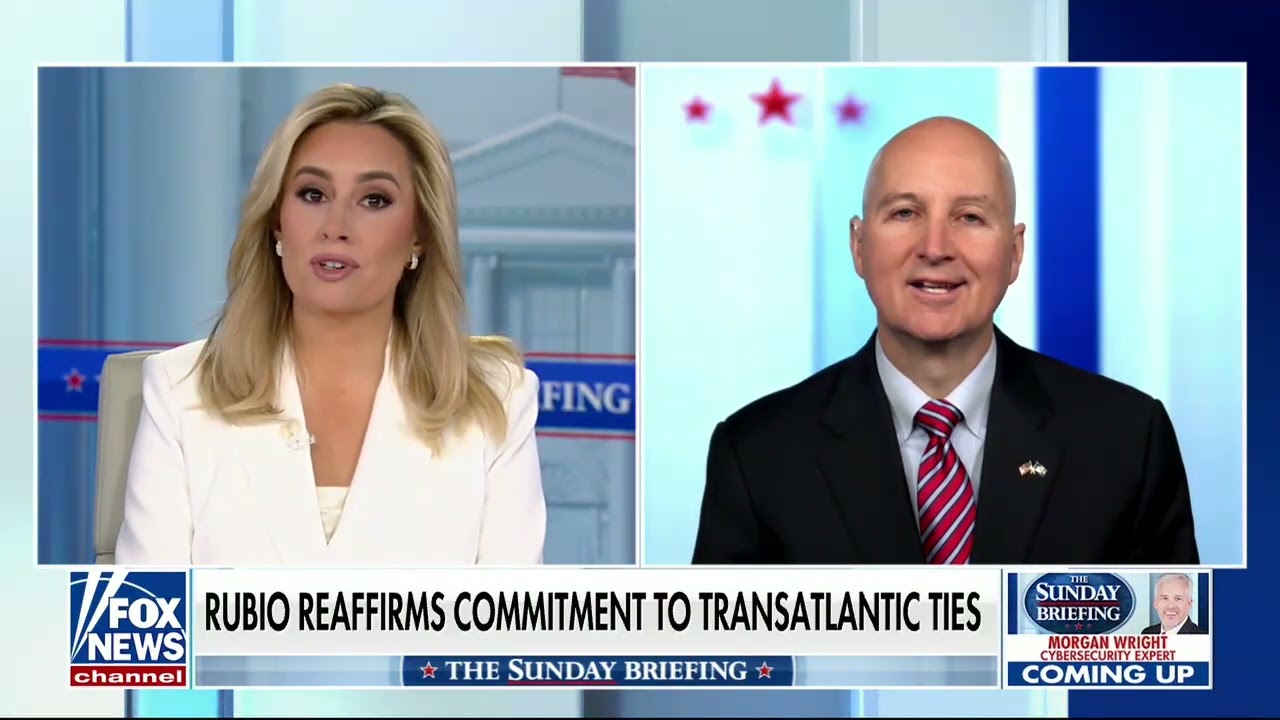Senator Ricketts on Fox News' Sunday Briefing | Iran and Taiwan Defense Spending