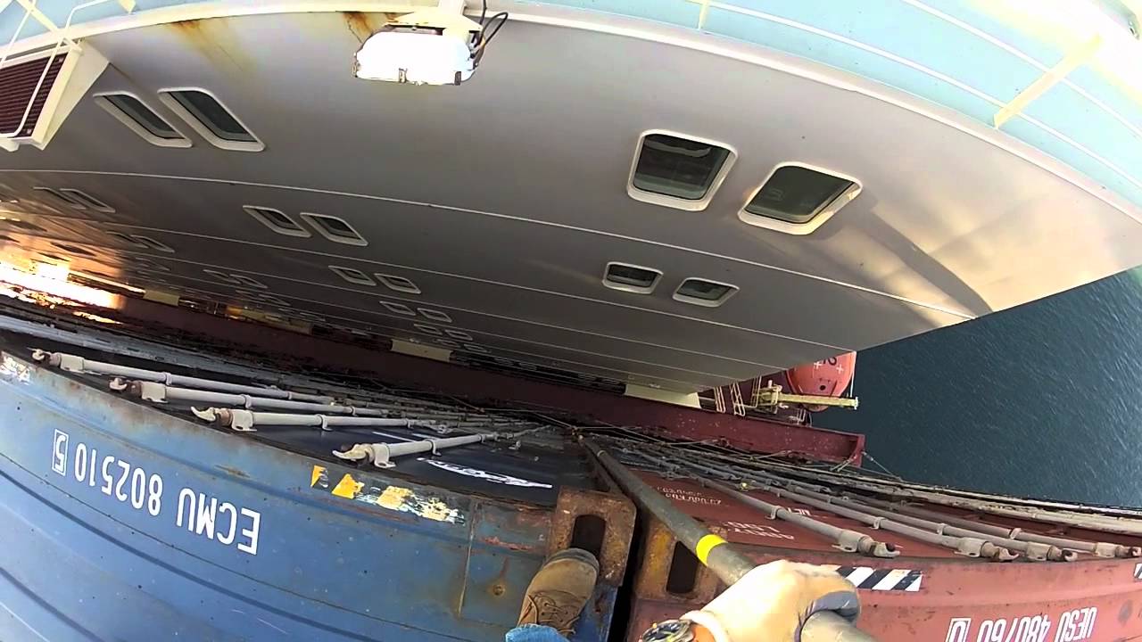 Flying on the Maersk