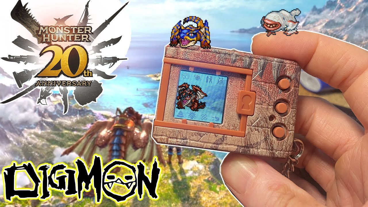 This Digimon Monster Hunter Virtual Pet Is Peak
