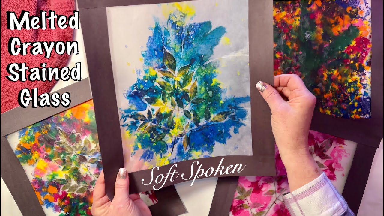 ASMR/Melted Crayon craft (Soft Spoken) No-talking version uploads tomorrow! Crafty crinkles