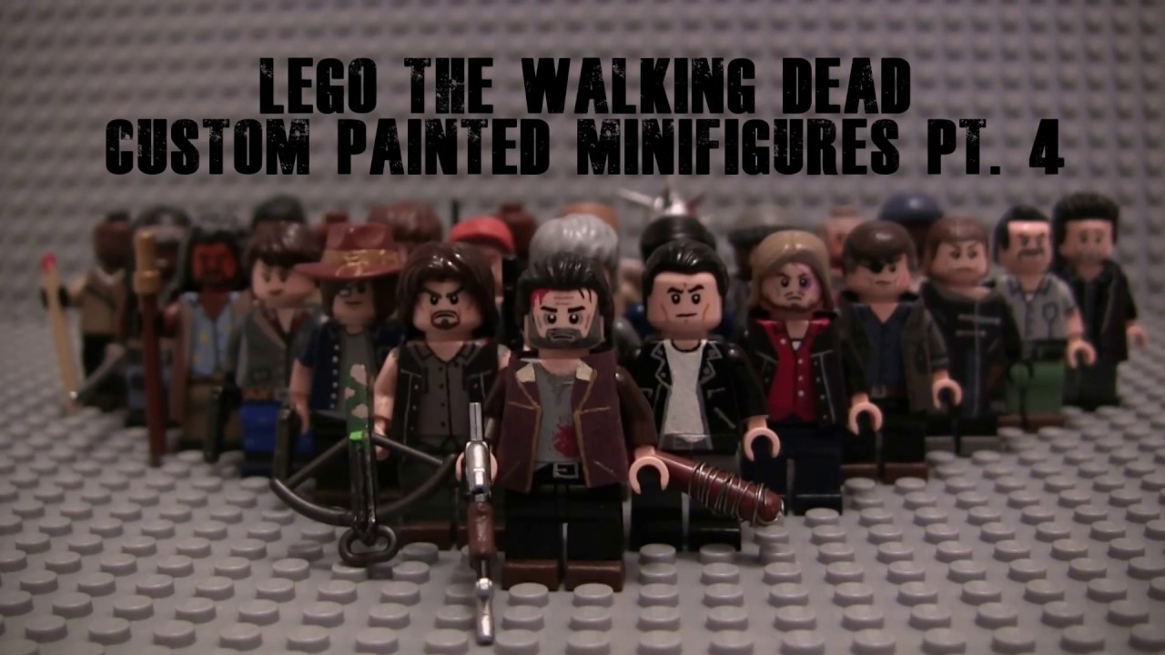 Lego The Walking Dead custom painted Minifigures pt. 4