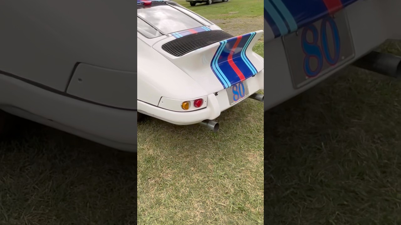 1970 Porsche 911 Martini Livery Revving #porsche #racecar #911 #martini #racing #shorts