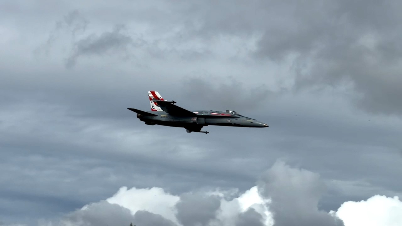 BVM F/A-18 Hornet new gyro 'conservative' routine (no smoke) 2026