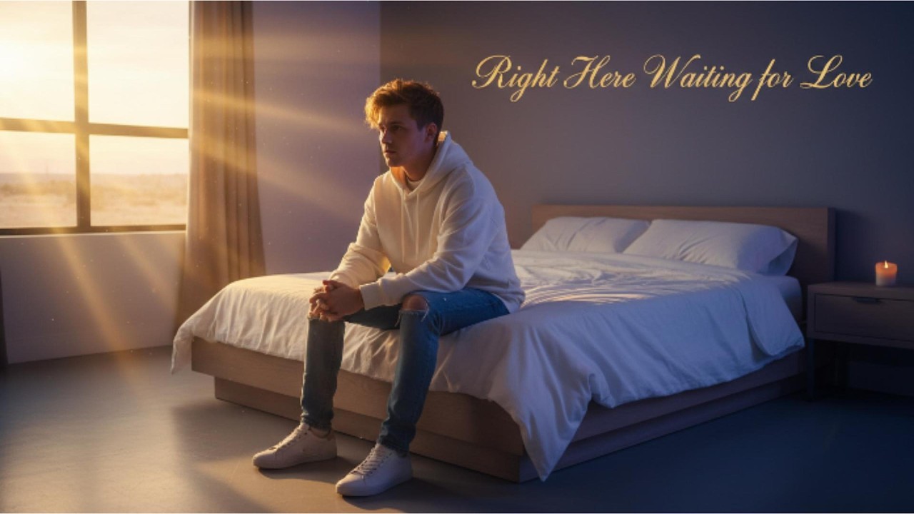 Right Here Waiting for Love - Heartbreak Piano Ballad (Lyric Video)